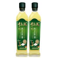 千岛源 纯正茶油茶籽油山茶油  500ml*2  （单位：组）