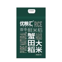 优粮汇 蟹田稻 东北大米 5kg（单位：袋 ）绿色 真空包装