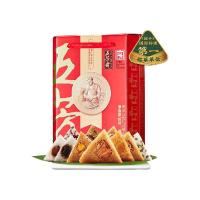 五芳斋（WUFANGZHAI） 情系五芳 粽子礼盒装 五芳大肉粽140g 火腿猪肉粽140g 润香豆沙粽140g 飘香甜豆粽140g 蛋黄猪肉粽140g 栗子猪肉粽140g 香菇猪肉粽140g 红烧排骨粽140g 香糯蜜枣粽140g 珍味八