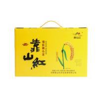 靠山红 绵软山小米 小米 真空包装2400g 400g*6袋 黄色（单位：盒）