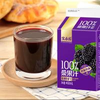 宝桑园 100%桑葚汁NFC桑果汁礼盒 纯天然果汁 468ml*12盒/箱 （单位:箱）
