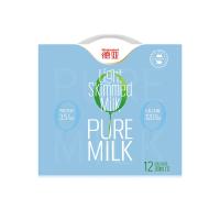 德亚 轻盈脱脂 纯牛奶 200ml/盒 12盒/箱(单位：箱) 包装随机
