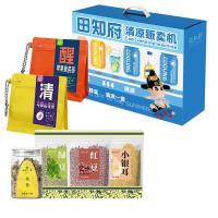 田知府 清凉贩卖机 防暑降温礼盒 乌梅山楂茶15g*6袋 苹果黄芪茶16g*6袋 胎菊50g（罐装）小银耳70g 绿豆480g 红豆480g 礼盒装 (单位:盒)