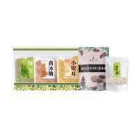 田知府 清粮食光 防暑降温组合 白莲80g 绿豆480g 小银耳70g 黄冰糖350g 红薏米茶150g 礼盒装 (单位:盒)