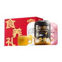 五谷磨房 润养三宝礼盒1638g 核桃芝麻黑豆粉546g+山药薏米芡实粉546g+红枣阿胶粉546g+食养杯*1（单位：盒）新老包装随机发货