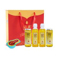 海天 HT-H403 花生油 468ml*2尖叫壶+468ml*2易拉罐 金色（单位：盒）
