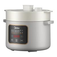 美的（Midea） 电火锅 微压快炖 DGE4012 4L (单位:台) 白色