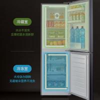 美的（Midea） 冰箱 双门 BCD-186WMA 186L 1台/箱 (单位:台) 榭湖银