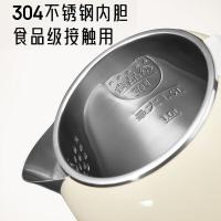 九阳（Joyoung） 开水煲 热水壶烧水壶电水壶1.5L 双层隔热304不锈钢无缝内胆 轻复古家用开水壶 K15FD-W550 1.5L 1台/箱 (单位:台) 奶油白