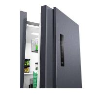 美的（Midea） 对开门冰箱 大容量 BCD-532WKPM(ZG) 532L 1台/箱 (单位:台) 墨兰灰-星动