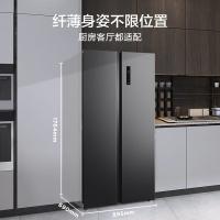 美的（Midea） 对开门冰箱 一级风冷 BCD-562WKPM(E) 562L (单位:台) 炭灰-月夜