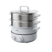 美的（Midea） ZGC3012C 多功能电蒸锅 16L(5L蒸笼*2+6L锅体)（单位：台）蓝色