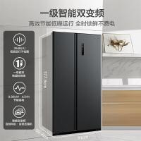 美的（Midea） BCD-605WKPZM(E) 双开门冰箱 风冷无霜  一级双变频 605L(单位：台) 炭灰