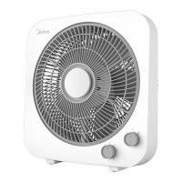 美的（Midea） KYT25-22MW 电风扇 10寸 白色（单位：个）