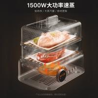 蓝宝（BLAUPUNKT） 不锈钢电蒸锅蒸 双层 BP-ZG03B 10L 1台/箱 (单位:台) 白色