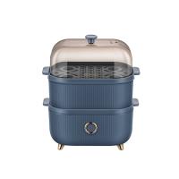 山水（SANSUI） 电蒸锅 多功能 S-ZG1705 长250mm宽155mm高290mm 12台/箱 (单位:台) 一键启动 小身材大容量 蓝色