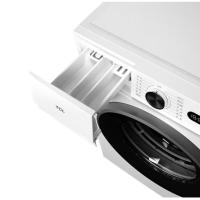 TCL 滚筒洗衣机 变频滚筒大容量全自动变频洗衣机 TG-V100BSYQ 一键操控 TG-V100BSYQ 10kg;宽595mm 深530mm 高850mm (单位:台) 无烘干 芭蕾白
