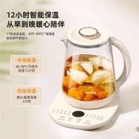 现代（HYUNDAI) DC5B07 电热养生壶304不锈钢 1.8L 800W 高硼硅玻璃 （单位：个) 白色