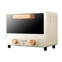 栢士德（BYSTON） BSD-K13B 电烤箱  13L 镜面玻璃 800W 双旋钮 330*210*235mm 烤盘 烤架（单位：个）米白色