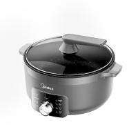 美的（Midea） MC-DHE3008T 多功能锅家用电火锅 旋钮调节电煮锅 6L（单位：台）
