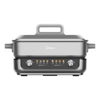 美的（Midea） HGS382712 电鸳鸯锅 8L (单位: 个)