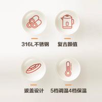苏泊尔（SUPOR） SW-15T75A 侧显温度烧水壶 1.5L 白色（单位：个）