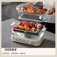大宇（DAEWOO） S22 电蒸锅 1500W 奶糖白 (单位:台)