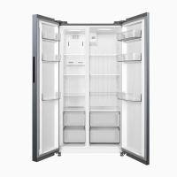 美的（Midea） 对开门冰箱 风冷双变频 BCD-532WKPM(ZG) 532L 1台/箱 (单位:台) 墨蓝灰-星动