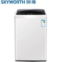 创维（Skyworth）GT80S24 全自动护衣波轮洗衣机 8kg 清雅灰 （单位：台）