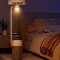 先锋（SINGFUN） DLD-D36R 家用双环18片语音遥控落地扇 220V 20W 米色 (单位:台)