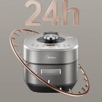 美的（Midea）MY-S572N 电压力锅 IH猛火  5L  (单位:台) 钛钢灰