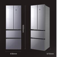 美的（Midea） BCD-327WFGPM 法式四门冰箱冷柜 冷藏室：190L 冷冻室：119L 变温室：18L（单位：台）