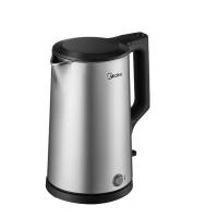 美的（Midea） PJ17A06 电水壶 1.7L 银色（单位：个）
