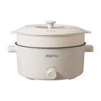 乐仕菲斯RS-A61不粘涂层电火锅6L（单位：台）米白色