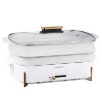 金正（NINTAUS） JZL-LL459 TMS鲜美味多功能料理锅 4.5L（单位：台）白色