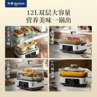 东菱（Donlim） DL-F1 电蒸锅 12L 383mm*248mm*358mm(单位：台)