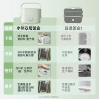 小熊（Bear） DFH-G16W7 电饭盒 1.6L 绿色（单位：个）