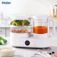 海尔（Haier） 小白蒸搅双杯辅食机 料理机 HBP-D201 400ml (单位:台) 白色