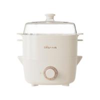 小熊（Bear） DZG-D40E1 可定时电蒸锅 600W(单位：台) 双层蒸笼 米黄色
