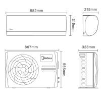 美的（Midea） KFR-50GW/G2-3 空调 845*301*207mm （单位:台）