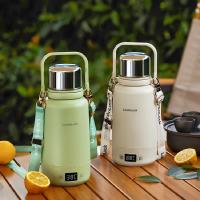 乐扣乐扣（LOCK&LOCK） EJC3755(大) 烧水壶 1000ml 便携式 (单位:个) 白色 绿色随机发货