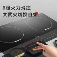 美的（Midea）MC-DZ35W5-111 双灶电磁炉 606*371*46mm (单位:台)