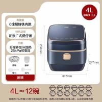 大松 无涂层铸铁电饭煲 GDCF-4015C 4L (单位:台) 亮钢蓝