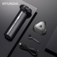 现代（HYUNDAI） YS810 三头磁吸刀头全身水洗剃须刀 3w（单位：个）太空银