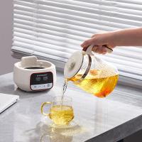 施耐德（Schneider） SWK-XHSL1215 全玻璃花茶壶 1.3L（单位：个）米白色
