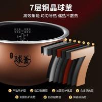苏泊尔（SUPOR） SF50HC0028 电饭煲 触控式 5L 二级能效 铁铝合金 1300W 220V （单位：台）银灰色