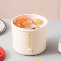 康佳（KONKA） KDZG-0866-M 电煮锅 0.8L 白色机身红色锅盖 (单位:台)