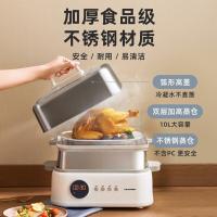 蓝宝（BLAUPUNKT） BP-ZG03B 电蒸锅 双层 10L 不含炖盅 （单位：套） 云朵白