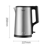 美的（Midea） MK-PJ17A06 电热水壶 1.7L 316L不锈钢 (单位:台)
