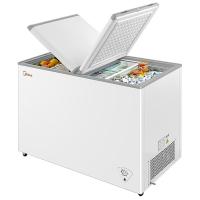 美的（Midea） BCD-271VMQ 双温卧式冰柜 271升 蝶形推拉玻璃（单位：台）白色